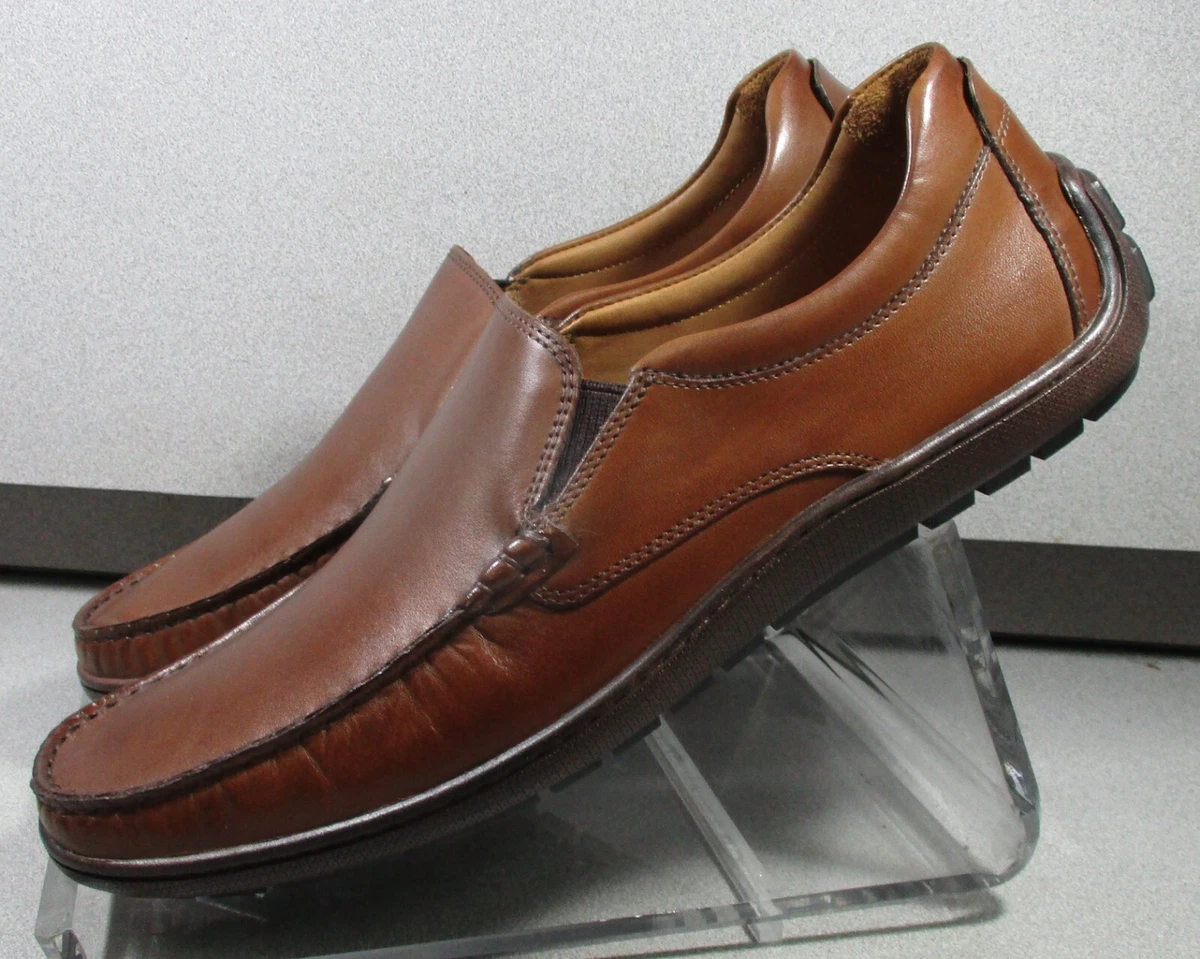 Johnston & Murphy Buckle Drivers Mahogany Full Grain Men\'s Shoes Brown US‎ 12M Johnston & Murphy Brown Dress Shoes for Men for sale | eBay main image 2