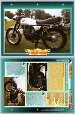 LF Harris Matchless G80 - 1987 - Atlas Motorbike Fact File Card