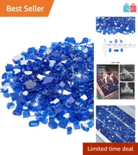 Premium 1/2 Inch Reflective Fire Glass for Propane & Natural Gas Fireplaces