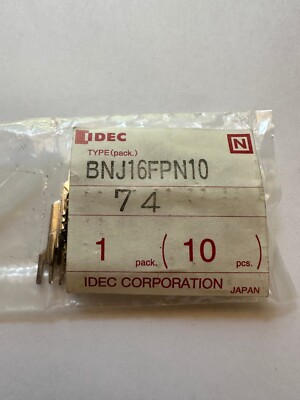 IDEC BNJ16FPN10 Jumper 6 Poles 10AMP (1pack of 10pcs) - New Fast Ship