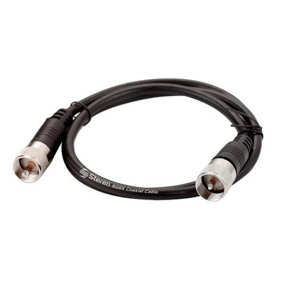 STEREN Coax Cable - Coaxial Connector - 3 ft Antenna - RG8X Coaxial - UHF Ant...