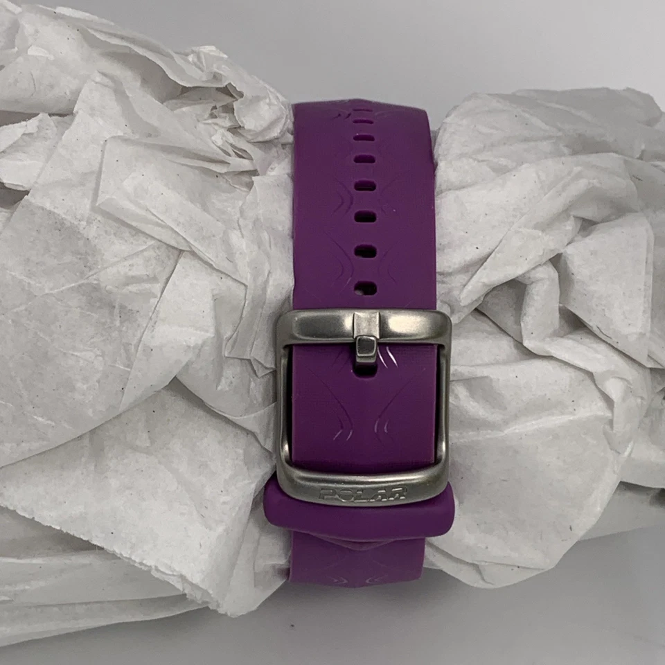 Polar FT60 Heart Rate Monitor Watch Chest Strap Purple Tested New Batteries - Image 4 of 4