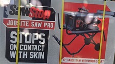 SawStop JSS-120A60 120V 15 A 60 Hz Jobsite Saw PRO w/ Mobile Cart Assembly New