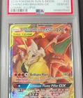 Pokémon Charizard & Braixen GX 22/236 Cosmic Eclipse Ultra Rare Holo PSA 10