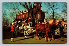 Chardon Ohio Maple Syrup Festival Horse-Drawn Wagon Band with Geauga County Cour