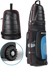 Golf Travel Bags for Airlines with Wheels, Hard Case Top and 1680D Heavy Duty
