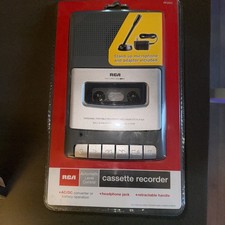 RCA Cassette Recorder New In Box Standup Mic And Adapter Included