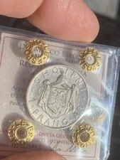 1 FRANGA ARI 1937 RE ZOGU SPL-FDC PERIZIATO