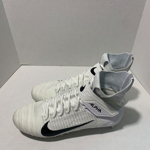 Botines de fútbol Nike para hombre talla 14,5 Alpha Menace Elite 2 Flyknit nuevos AO3374-101 - Imagen 16 de 17