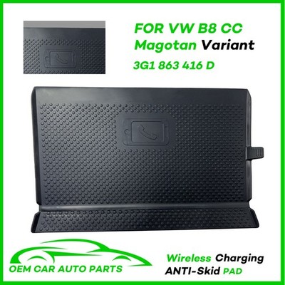 For VW Passat B8 Black Transmission 3G1863416D Wireless Charging Anti Slip Mat
