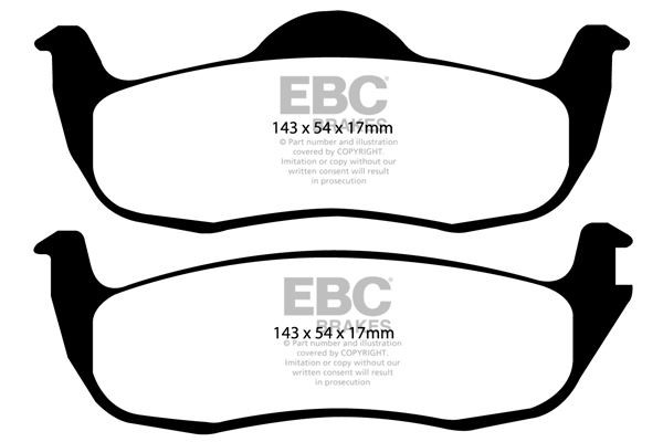 EBC DP41745R BRAKE PAD SET DISC BRAKE Rear