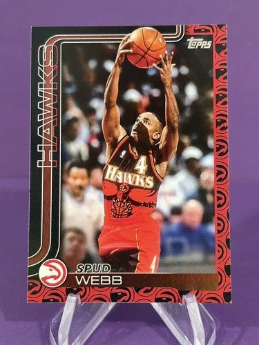 2025 Topps Basketball Team Color Border Spud Webb #266