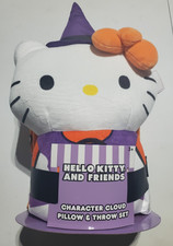NEW Hello Kitty Character Cloud Pillow Throw Set 40"x50" New