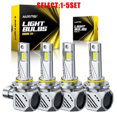 9005 9006 LED Headlight Bulb High Low Beam Kit Extremely White 96000LM 4-20X