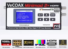 PVI VeCOAX MiniMod +2 HDMI TO RF MODULATOR UNIT 1080p