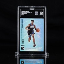 2020 Panini NBA Hoops Arriving Now Holo Anthony Edwards RC Rookie TAG 10 (977)