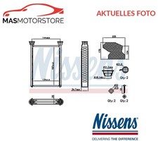 WÄRMETAUSCHER INNENRAUMHEIZUNG NISSENS 707309 A FÜR VAUXHALL MOKKA MOKKA X
