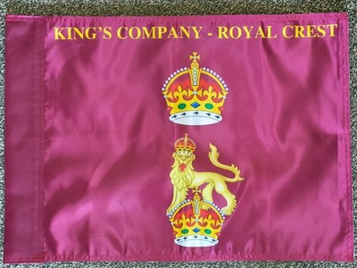 Grenadiergarde, King's Company No. 1 Firmenstandarte Fahne