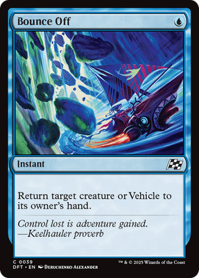 x1 Bounce Off DFT Aetherdrift MTG 39 COMMON M/NM 1x