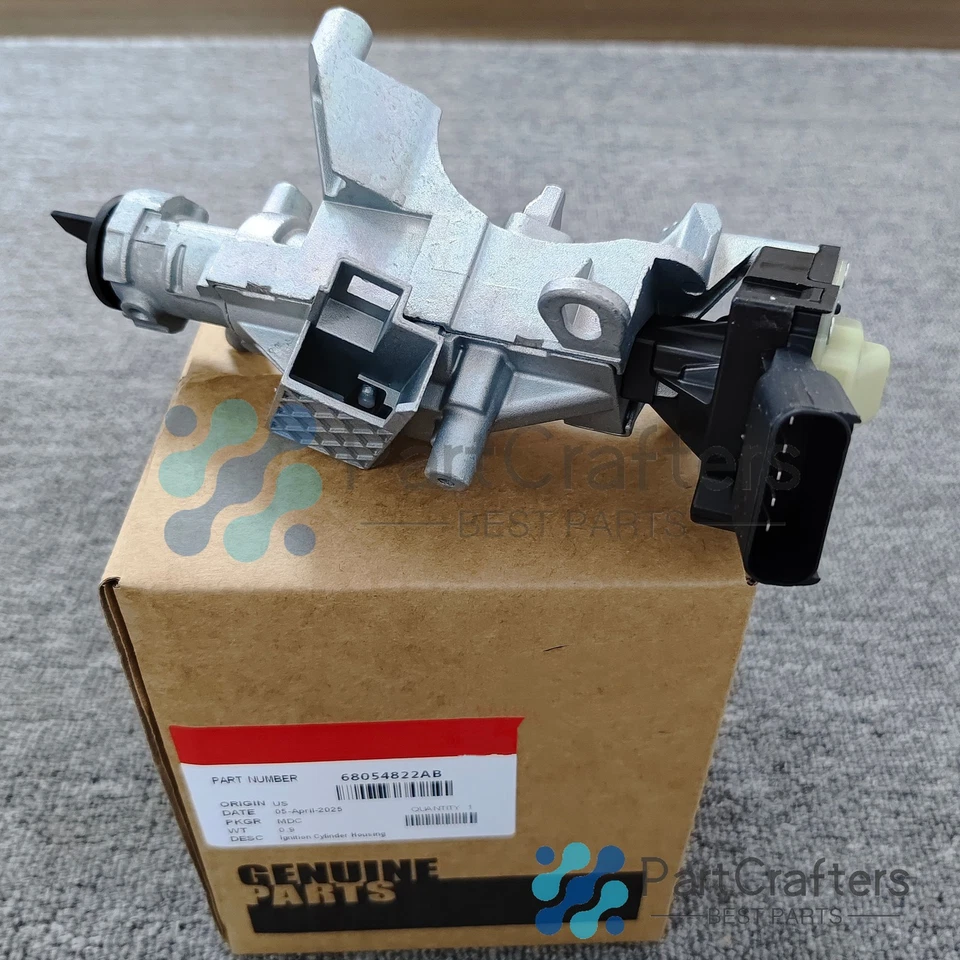 Carcasa del cilindro de encendido 68054822AB para Jeep Wrangler JK 07-2018 Dodge Cummins Foto 2 de 4