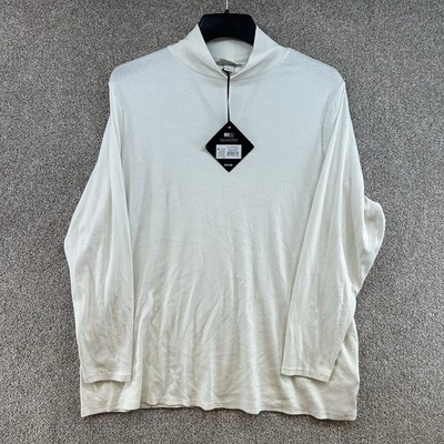 NWT Ava & Viv Women's Sweatshirt Size 4X White Long Sleeve Pullover Stretch