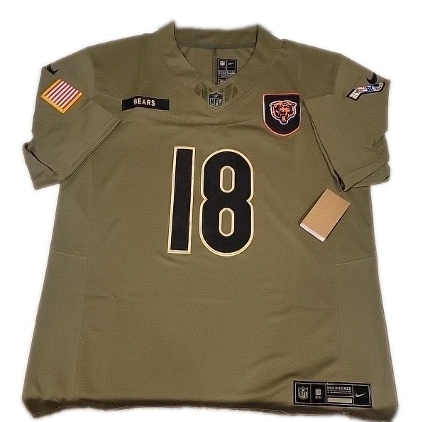 Caleb Williams #18 Chicago Bears 2026 Salute to Service Jersey - Size Large