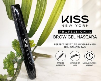 Kiss TOP BROW Augenbrauen Gel Mascara Clear Klar Transparent KBGM01 8,5 ml