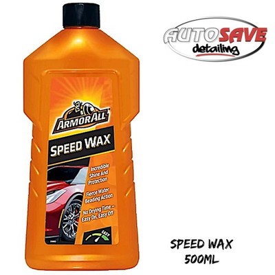 ArmorAll - Speed Wax | 500ml | Carnaubawachs | Heftige Wasserperlen