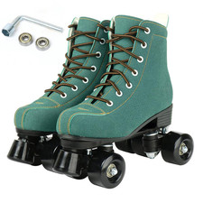 Silvertree Roller Skates For Women And Men Pu Leather High-Top Adult Roller