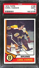 1974 TOPPS #165 CAROL VADNAIS PSA 9 Mint 19510736 