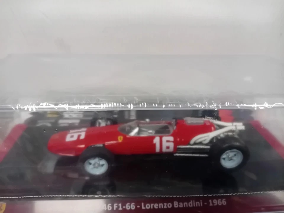 Ferrari 246 F1-66 - Lorenzo Bandini - 1966 - Le grandi Ferrari F1 - 1:24 nr 75 - Immagine 4 di 4