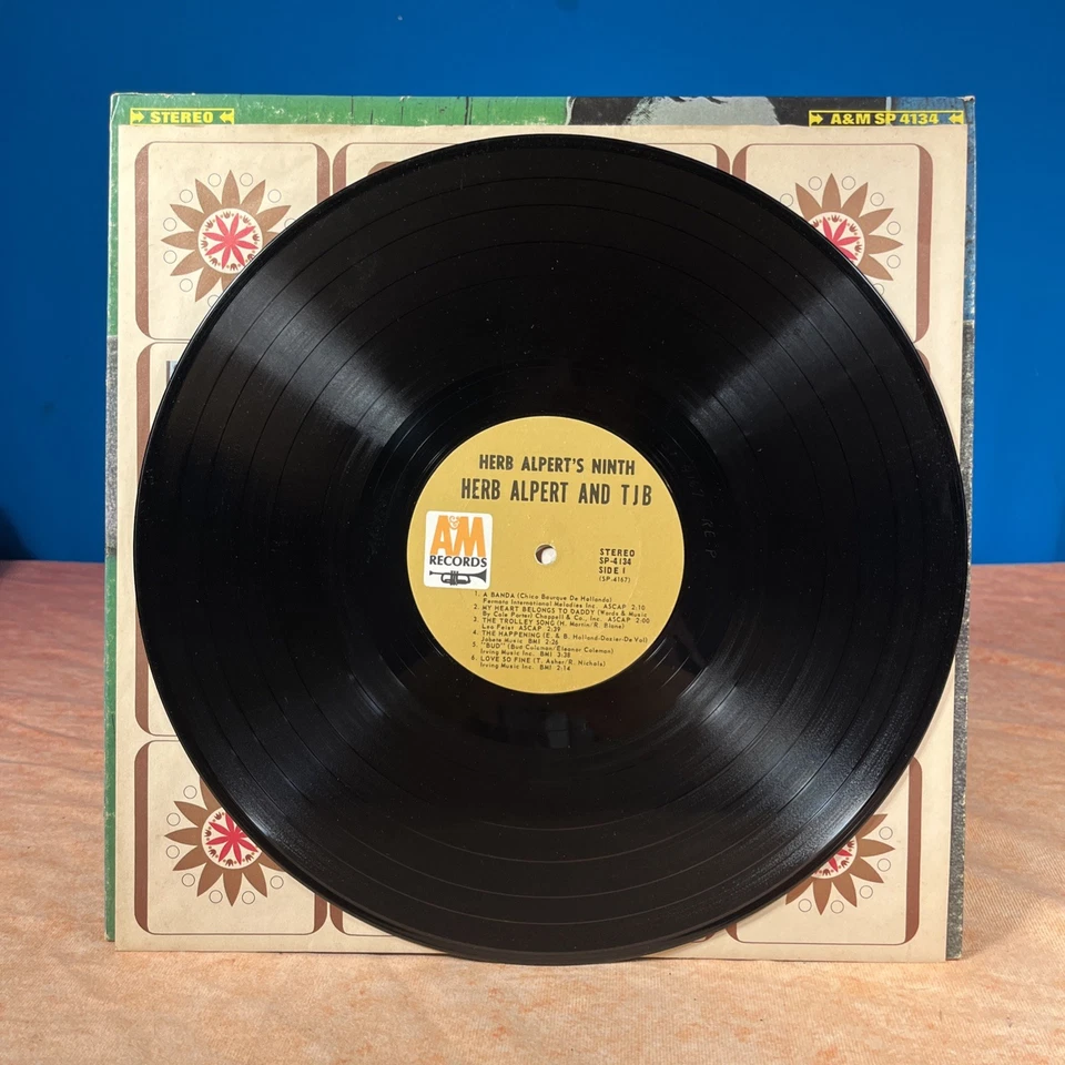 Herb Alpert's Ninth The Tijuan латунь 1967 SP 4134 A&M LP виниловая стереосистема - Изображение 3 из 4