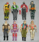 1980s Action Figure Lot G.I. GI Joe Cobra 3.75 Vintage ARAH Parts Pieces Repair