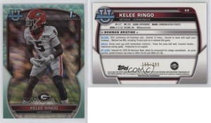 2022 Bowman U Chrome Aqua Wave Refractor /299 Kelee Ringo #68