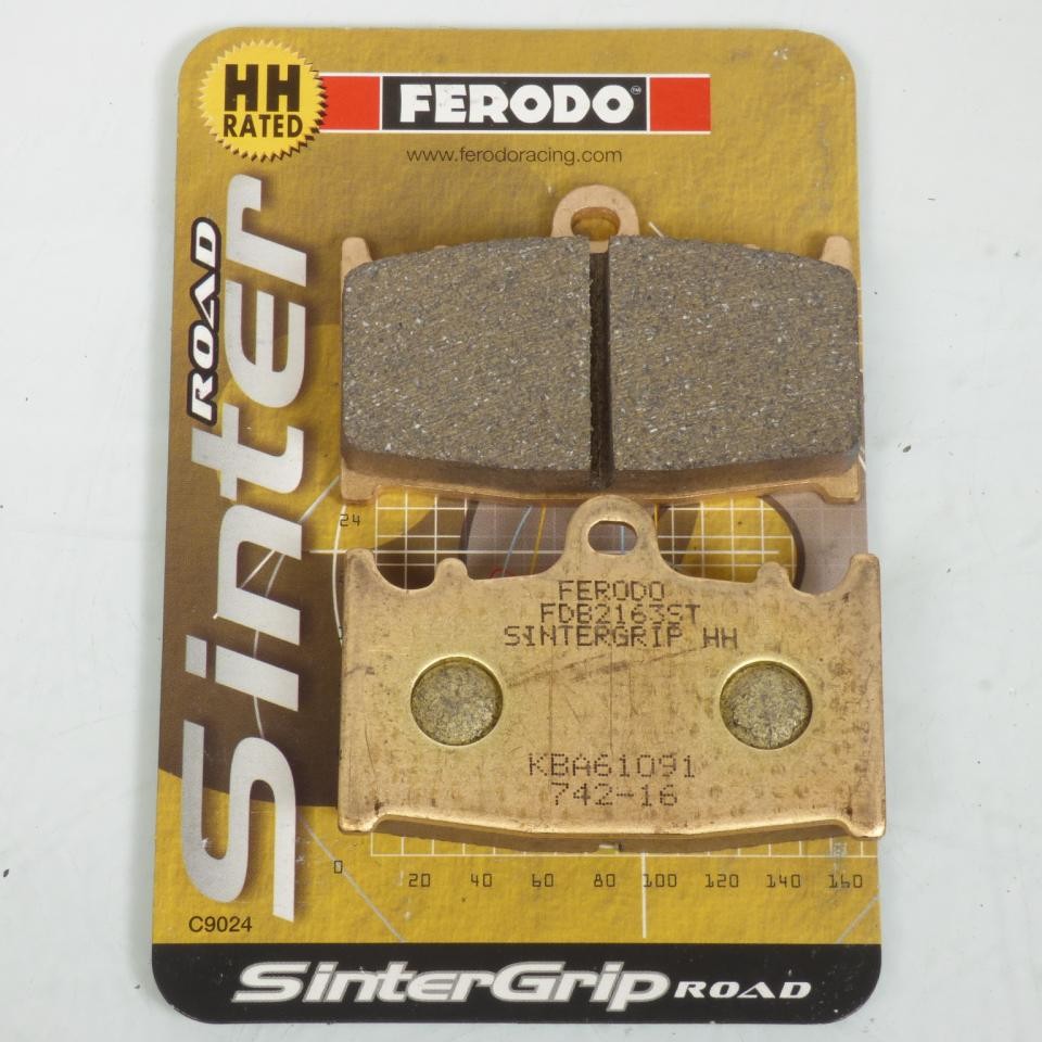 Plaquette de frein arrière Ferodo pour moto Suzuki 1500 VL Intruder de 2002 à 2008