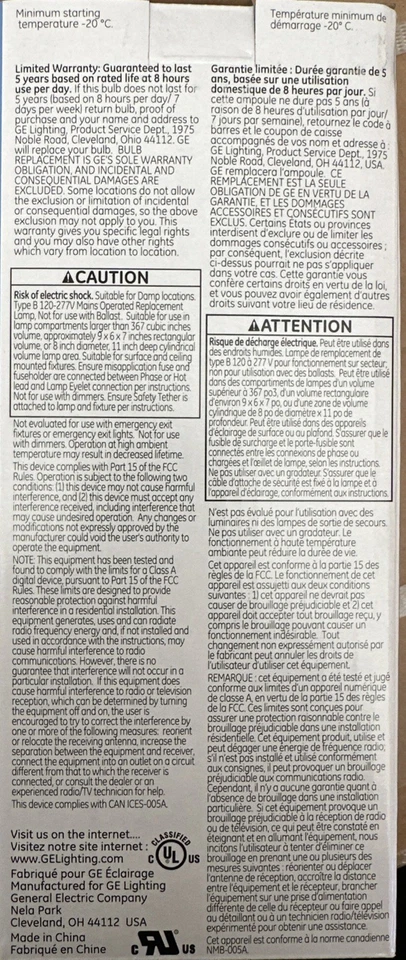Current Led50ed23.5M/740 Led Replacement Lamp,7500 Lm,50W,4000K - Image 2 of 4
