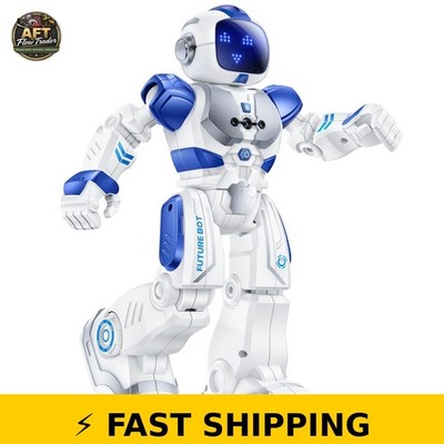 Ruko 6088 Smart Robot Toy for Kids - Interactive LED, Gesture Control, Blue