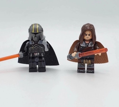 #ad #ad CUSTOM Star Wars The Force Unleashed Starkiller Galen Marek Brick Minifigure $19.99