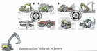 2024 Jersey Construction Vehicles in Jersey First Day Cover