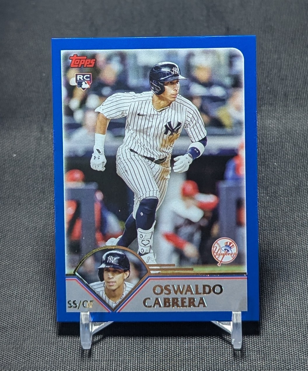 Oswaldo Cabrera Rookie RC 2023 Topps Archives Baseball Card 201 New York Yankees