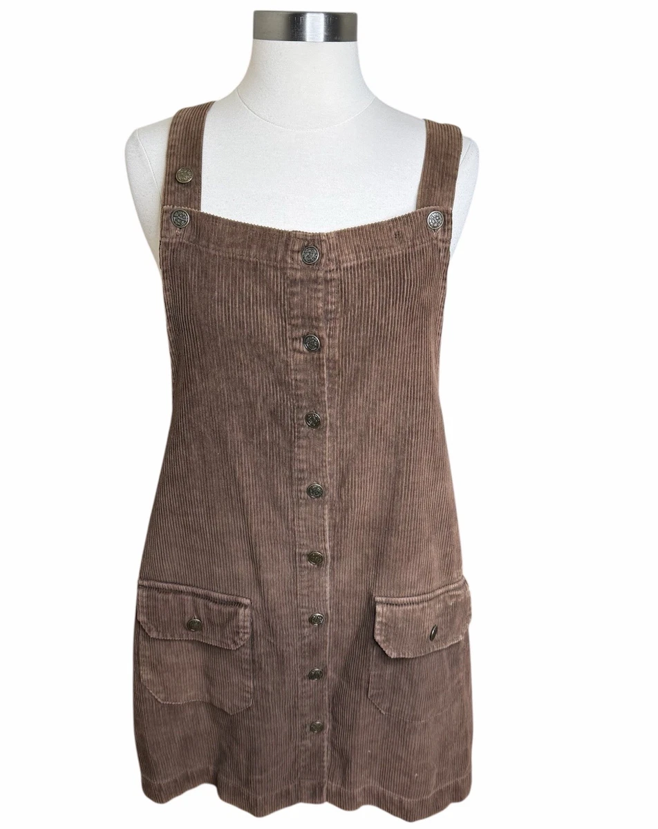 women brown overall dress Summit Cord Overall Dress In Multicolor | By Spell – Modern Bohemian Clothing Online