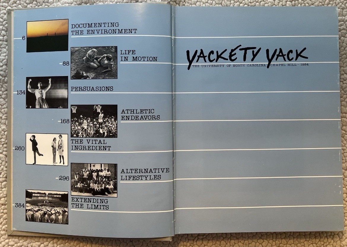 Vintage 1984 UNC chapel Hill MICHAEL JORDAN Jostens Yearbook& Photo Compilation