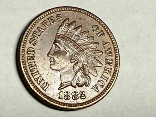 1882 XF-AU INDIAN HEAD U.S. Cent. #q1