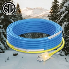 YeloDeer Easy-Install Water Pipe Heat Tape - Self-Adhesive Freeze Protection 