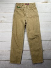Empyre Womens Tori Khaki 90s Corduroy Skate Pants Size 0 High Rise Straight