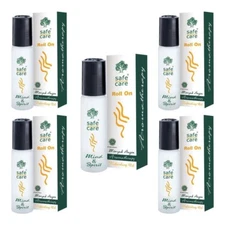 Safe Care Aromatherapy Roll on Minyak Angin Refreshing Oil 10ml (Pack of 5)