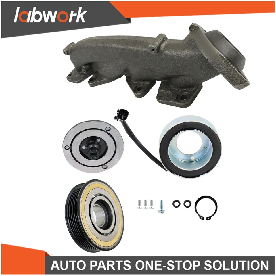 Kit de embrague de compresor de aire acondicionado de laboratorio colector de escape para Ford F-150 2011-2014 Foto 4 de 4