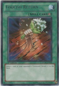 Foolish Return - STOR-EN058 - Rare - Unlimited Edition x3 - Near Mint