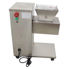 110V Commercial 2.5mm Meat Slicer Meat Cutting Machine 400kg/h Stainless Steel