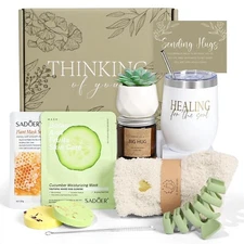 Thinking of You Care Package for Women - Get Well Soon Gift Basket for Sick F...